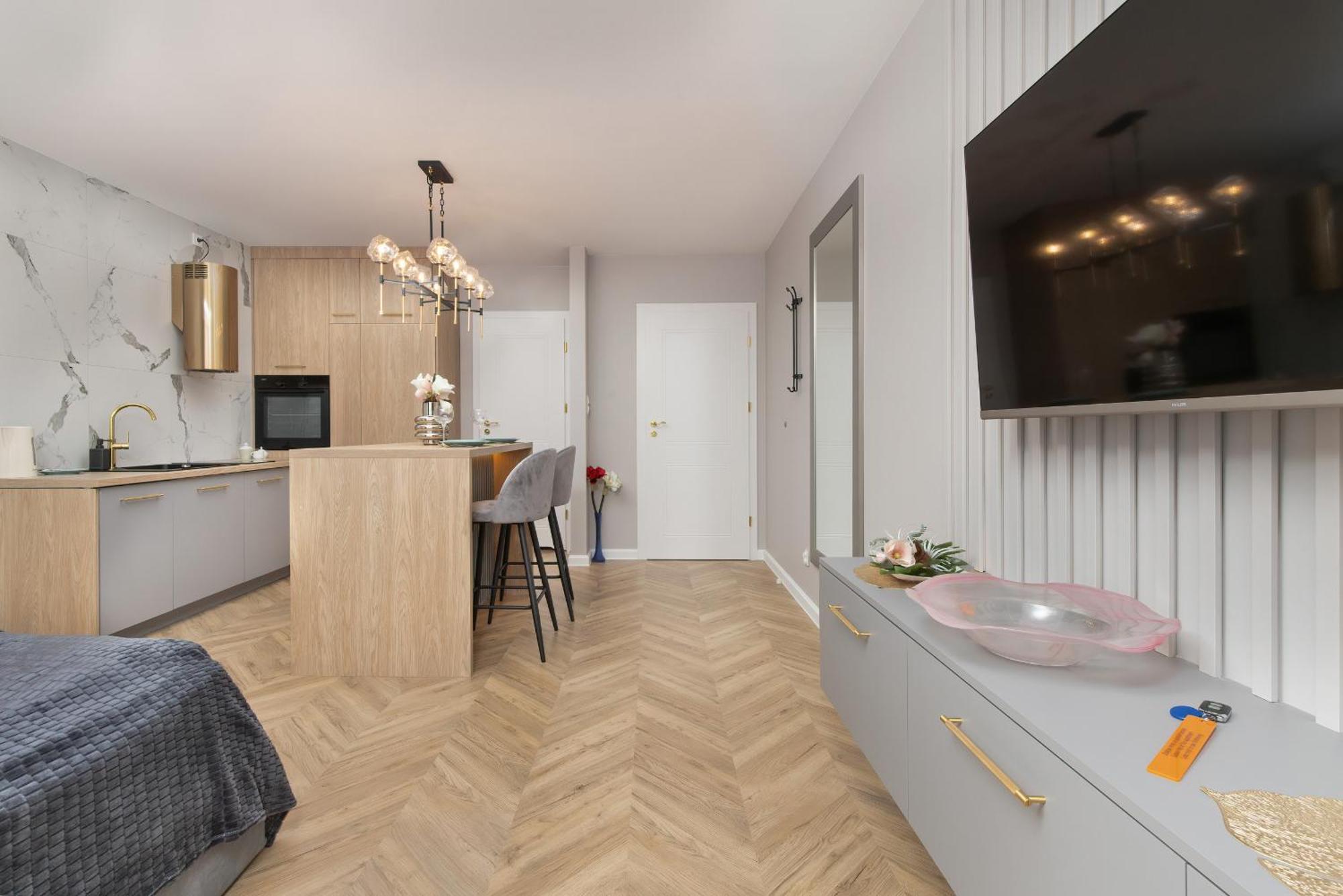 Elegant Studio For 2 People In Gdansk By Noclegi Renters Ngoại thất bức ảnh